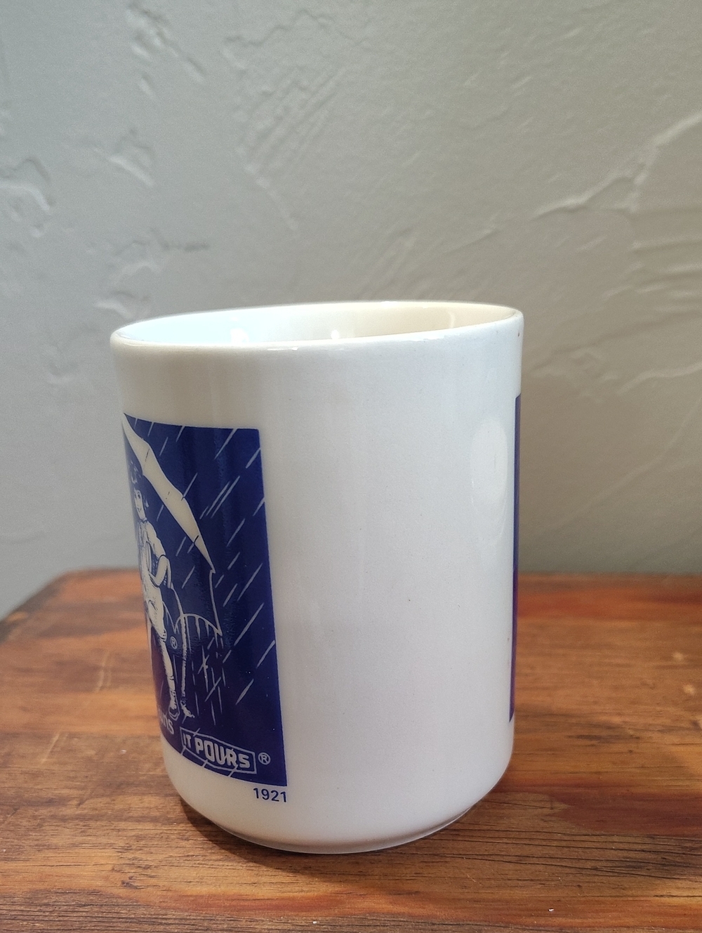 Morton Salt Mug Vintage Ivory And White Morton Salt Girl It Pours - Picture 4 of 6